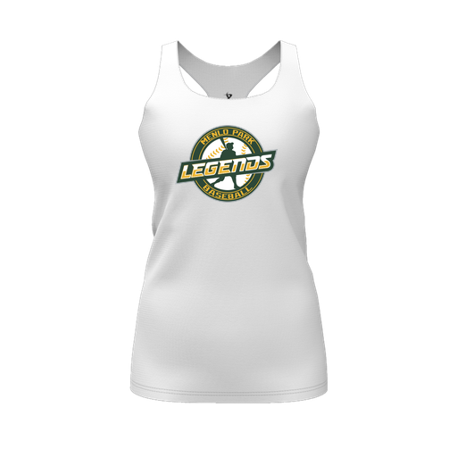 [FT0TRBWH-FYS-LOGO1] Decker Racerback Tank Top (Female Youth S, White, Logo 1)