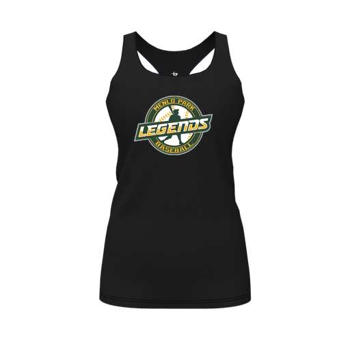 [FT0TRBBK-FYS-LOGO1] Decker Racerback Tank Top (Female Youth S, Black, Logo 1)