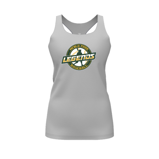 [FT0TRBGY-FYS-LOGO1] Decker Racerback Tank Top (Female Youth S, Gray, Logo 1)