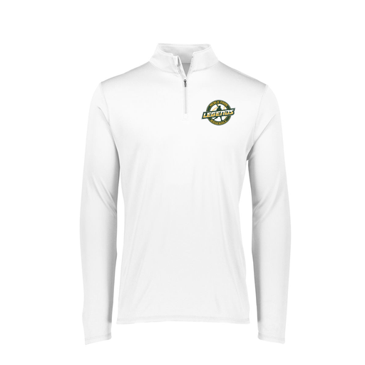 [FTLQFLWH-FAXS-LOGO1] Decker Women's Flex-Lite 1/4 Zip Shirt (Female Adult XS, White)