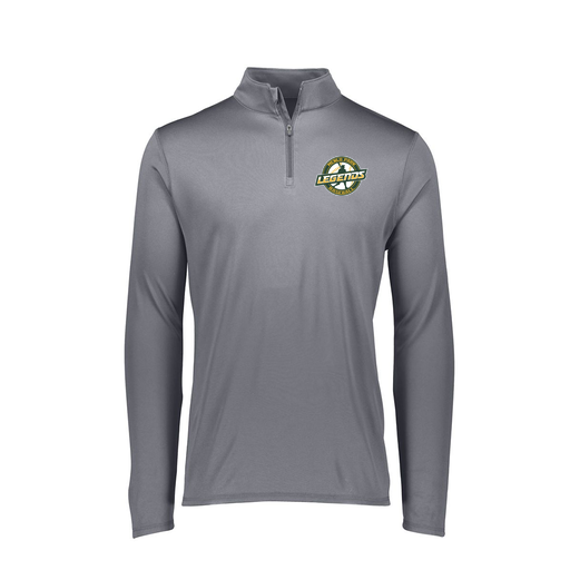 [FTLQFLGY-FAXS-LOGO1] Decker Women's Flex-Lite 1/4 Zip Shirt (Female Adult XS, Gray)