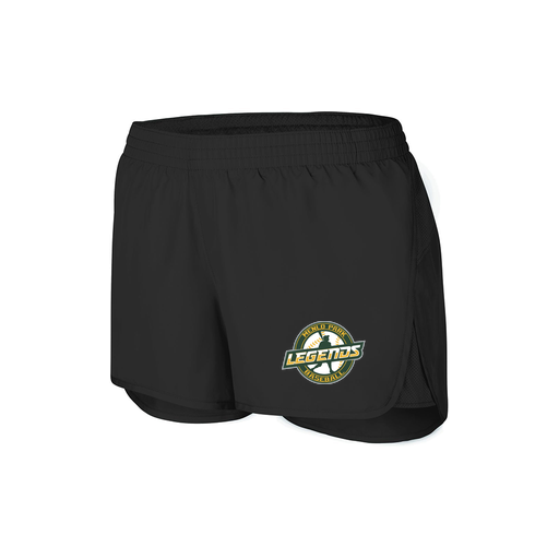 [2430.080.XS-LOGO1] Women's Performance Shorts (Female Adult XS, Black)