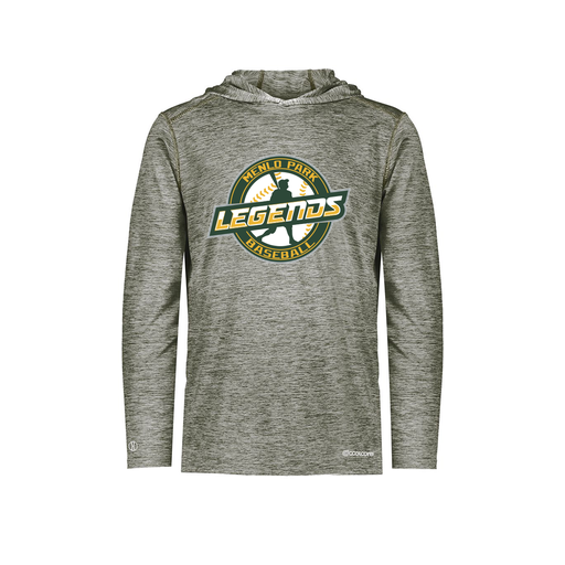 [FOLHCGGY-AS-LOGO1] Decker Men's Charge Hoodie (Adult S, Gray)