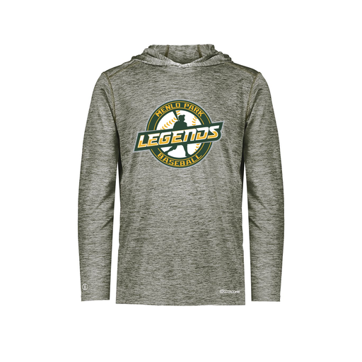 [FOLHCGGY-YS-LOGO1] Decker Youth Charge Hoodie (Youth S, Gray)